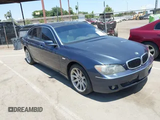2006 BMW 7 Series 750Li with VIN WBAHN83516DT62251, listed as a IAAI auction lot 42552307 with 141,140 mi miles and . Bid and sale history available at DreamBid. Image 1.