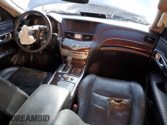 2011 Infiniti M37 with VIN JN1BY1AR9BM370740, listed as a Copart auction lot 85328044 with Not Provided miles and Salvage Title. Bid and sale history available at carsss.com. Image 8.