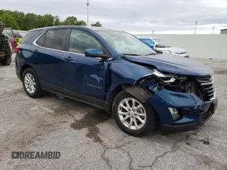 2021 Chevrolet Equinox LT with VIN 3GNAXKEV9ML343373, listed as a Copart auction lot 56510835 with 66,611 mi miles and Salvage title. Bid and sale history available at DreamBid. Image 4.