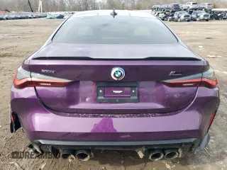 2023 BMW M4 Competition xDrive with VIN WBS43AZ05PCM25295, listed as a Copart auction lot 45448624 with 6,846 mi miles. Bid and sale history available at carsss.com. Image 6.