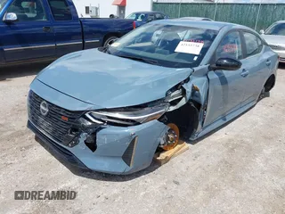 2025 Nissan Sentra SR with VIN 3N1AB8DV7SY270972, listed as a IAAI auction lot 42153738 with 1,222 mi miles and . Bid and sale history available at DreamBid. Image 6.