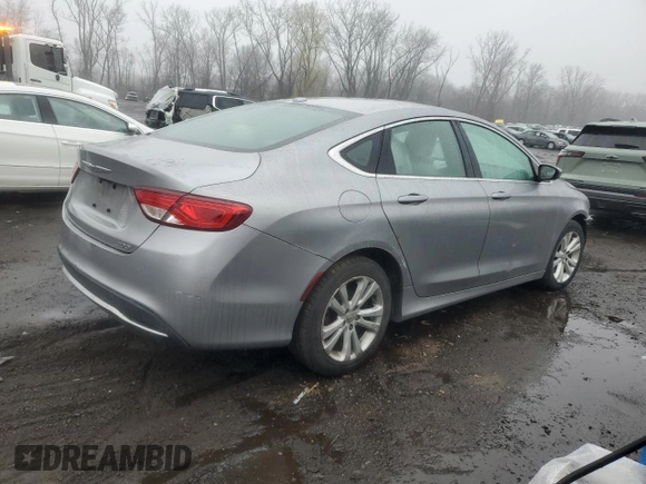 2015 Chrysler 200 Limited with VIN 1C3CCCAB3FN701427, listed as a Copart auction lot 50234785 with 108,512 mi miles and Salvage Title. Bid and sale history available at DreamBid. Image 3.