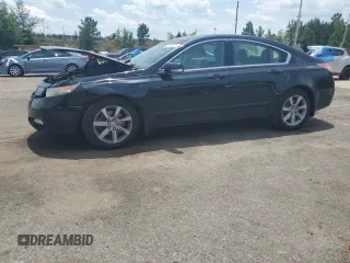 2013 Acura TL Technology z VIN 19UUA8F5XDA017521, wystawiony jako Copart lot #57166125 z przebiegiem 160 167 mil mil oraz Szkoda całkowita • Salvage title. Historia ofert i sprzedaży dostępna na DreamBid. Obrazek 1.