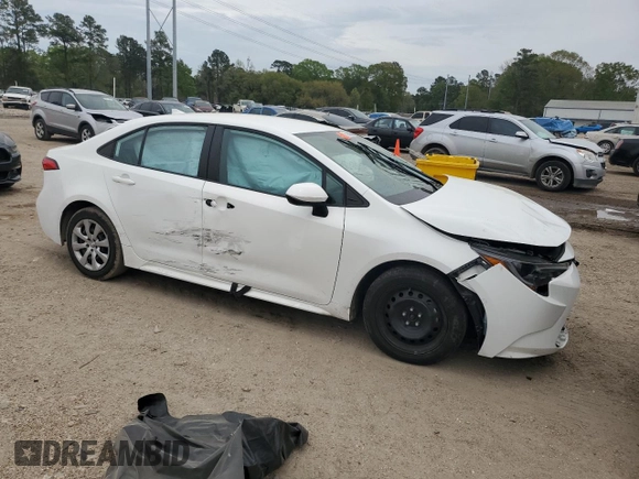 2021 Toyota Corolla LE with VIN 5YFEPMAE7MP186795, listed as a Copart auction lot 50960865 with Not Provided miles and Salvage Title. Bid and sale history available at DreamBid. Image 4.