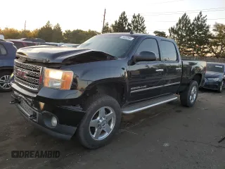 2011 GMC Sierra 2500HD Denali with VIN 1GT125CG9BF228602, listed as a Copart auction lot 74337994 with 162,319 mi miles and Salvage title. Bid and sale history available at DreamBid. Image 1.