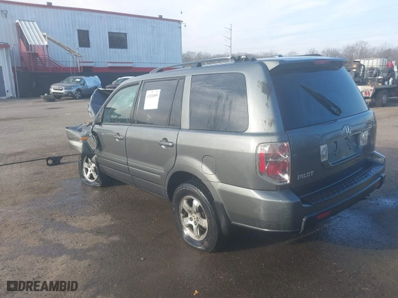 2007 Honda Pilot EX-L with VIN 5FNYF28657B023999, listed as a IAAI auction lot 41520899 with 270,222 mi miles. Bid and sale history available at carsss.com. Image 3.