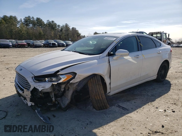2016 Ford Fusion SE with VIN 3FA6P0T98GR294120, listed as a Copart auction lot 48351815 with 161,300 mi miles and Salvage Title. Bid and sale history available at carsss.com. Image 1.