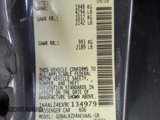 2009 Nissan Altima S z VIN 1N4AL24EX9C134979, wystawiony jako Copart lot #53996885 z przebiegiem 111 794 mil mil oraz Szkoda całkowita • Salvage title. Historia ofert i sprzedaży dostępna na DreamBid. Obrazek 12.