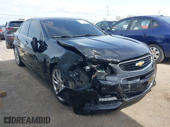 2015 Chevrolet SS with VIN 6G3F15RW4FL105226, listed as a IAAI auction lot 41970255 with 51,007 mi miles. Bid and sale history available at carsss.com. Image 1.