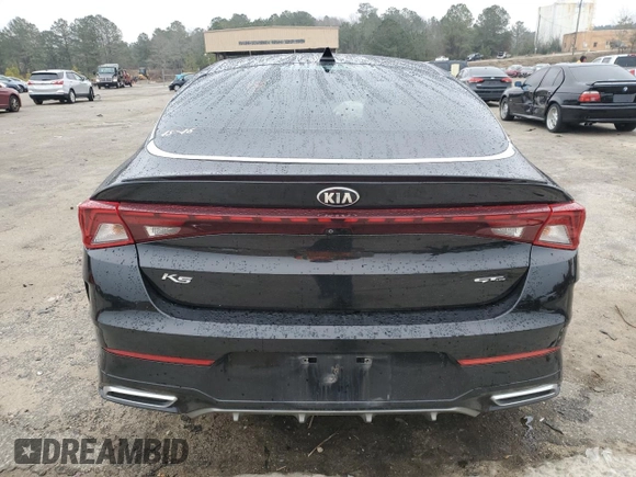 2021 Kia K5 GT-Line with VIN 5XXG64J28MG068197, listed as a Copart auction lot 46208885 with 160,989 mi miles and Salvage Title. Bid and sale history available at carsss.com. Image 6.