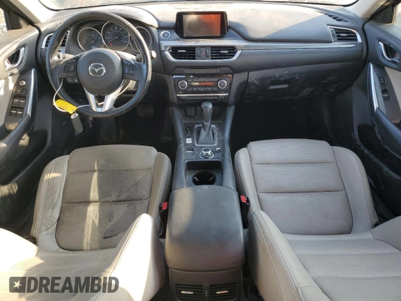 2016 Mazda Mazda6 i Touring with VIN JM1GJ1V50G1432856, listed as a Copart auction lot 75683404 with 0 mi miles and Salvage Title. Bid and sale history available at carsss.com. Image 8.