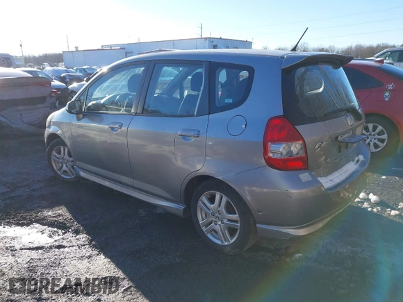 2007 Honda Fit Sport with VIN JHMGD37647S064795, listed as a IAAI auction lot 41299330 with 71,493 mi miles. Bid and sale history available at carsss.com. Image 3.