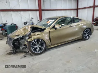 2018 Infiniti Q60 Luxe with VIN JN1EV7EK0JM342555, listed as a Copart auction lot 62210795 with 148,642 mi miles and Salvage title. Bid and sale history available at DreamBid. Image 1.