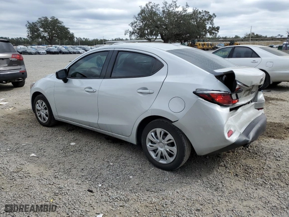 2020 Toyota Yaris Sedan L with VIN 3MYDLBYV8LY716810, listed as a Copart auction lot 45593825 with 50,426 mi miles and Salvage Title. Bid and sale history available at carsss.com. Image 2.