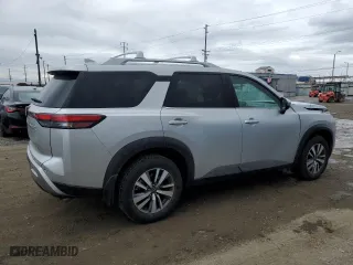2024 Nissan Pathfinder SL with VIN 5N1DR3CA8RC228316, listed as a Copart auction lot 48986745 with 11,125 mi miles and Salvage Title. Bid and sale history available at carsss.com. Image 3.