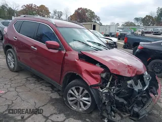 2016 Nissan Rogue SV with VIN JN8AT2MT3GW027636, listed as a IAAI auction lot 40953471 with 128,639 mi miles and . Bid and sale history available at carsss.com. Image 1.