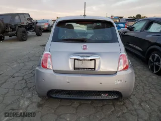 2015 FIAT 500e with VIN 3C3CFFGE4FT672708, listed as a Copart auction lot 80794154 with 75,350 mi miles and Clean Title. Bid and sale history available at carsss.com. Image 7.