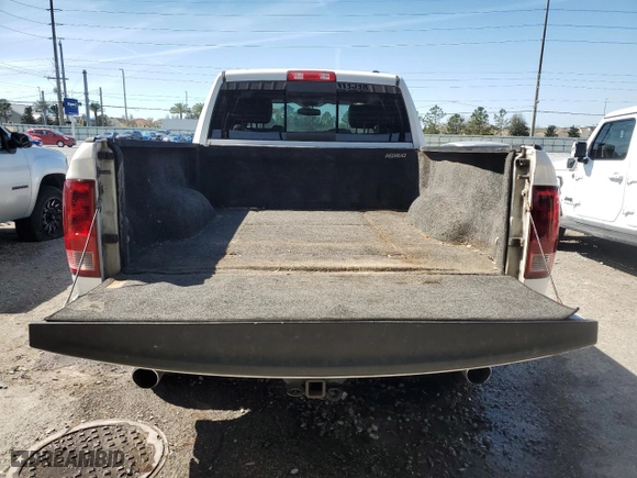 2010 Dodge Ram 1500 SLT with VIN 1D7RB1GTXAS182342, listed as a Copart auction lot 46303255 with 258,116 mi miles and Salvage Title. Bid and sale history available at carsss.com. Image 6.