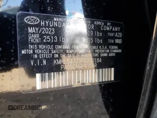2023 Hyundai Sonata Hybrid Limited with VIN KMHL54JJ3PA070184, listed as a Copart auction lot 71865413 with 756 mi miles. Bid and sale history available at carsss.com. Image 13.