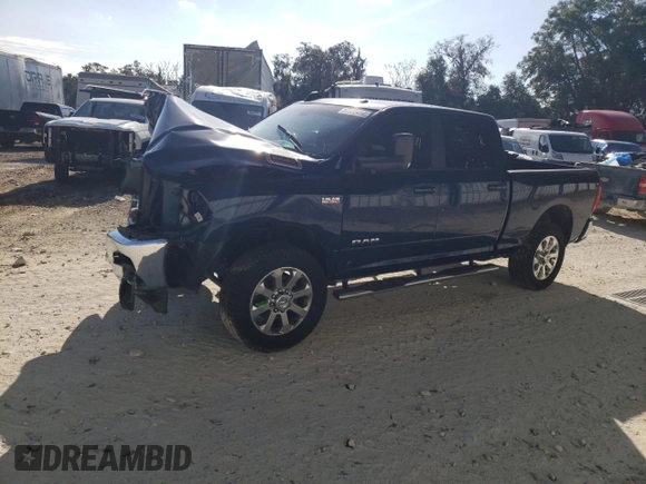 2022 Ram 2500 Big Horn with VIN 3C6UR5DJ3NG170399, listed as a Copart auction lot 87322414 with 60,281 mi miles and Salvage Title. Bid and sale history available at carsss.com. Image 1.