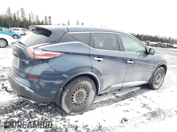 2015 Nissan Murano Platinum with VIN 5N1AZ2MH1FN236041, listed as a Copart auction lot 80124144 with 201,974 mi miles and Salvage Title. Bid and sale history available at DreamBid. Image 3.