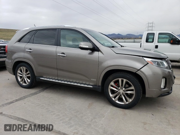 2014 Kia Sorento SX with VIN 5XYKWDA79EG487212, listed as a Copart auction lot 51246185 with 115,373 mi miles and Salvage Title. Bid and sale history available at carsss.com. Image 4.