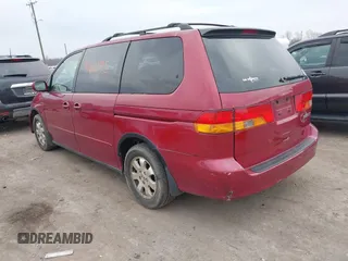 2004 Honda Odyssey EX-L with VIN 5FNRL18924B032981, listed as a IAAI auction lot 41656995 with 251,084 mi miles and . Bid and sale history available at DreamBid. Image 3.