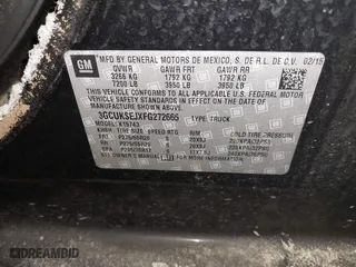 2015 Chevrolet Silverado 1500 LTZ with VIN 3GCUKSEJXFG272665, listed as a IAAI auction lot 41503968 with 79,834 mi miles. Bid and sale history available at carsss.com. Image 9.