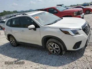 2022 Subaru Forester Premium with VIN JF2SKAEC7NH513364, listed as a Copart auction lot 58632355 with Not provided miles and Salvage title. Bid and sale history available at DreamBid. Image 4.
