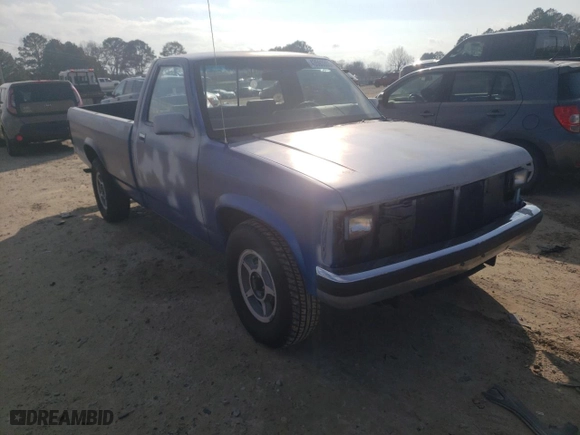 1990 Dodge Dakota "S" with VIN 1B7GL26X6LS678184, listed as a Copart auction lot 43593305 with 210,259 mi miles and Salvage Title. Bid and sale history available at carsss.com. Image 4.