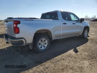 2022 Chevrolet Silverado 1500 Work Truck with VIN 1GCRDAED9NZ521332, listed as a Copart auction lot 54784165 with 108,955 mi miles and Salvage Title. Bid and sale history available at DreamBid. Image 3.