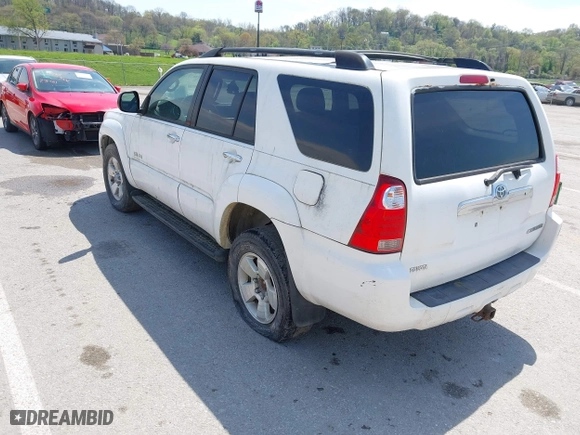 2006 Toyota 4Runner SR5 with VIN JTEBU14R768064604, listed as a IAAI auction lot 42059877 with 166,548 mi miles. Bid and sale history available at carsss.com. Image 3.