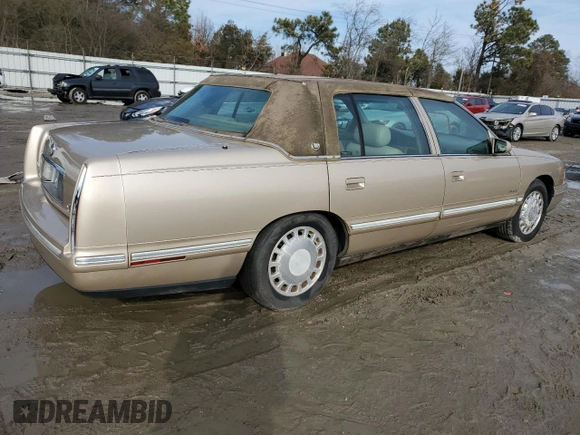 1998 Cadillac DeVille with VIN 1G6KD54YXWU732005, listed as a Copart auction lot 44613265 with 119,511 mi miles and Clean Title. Bid and sale history available at carsss.com. Image 3.