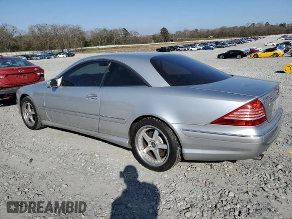 2005 Mercedes-Benz CL 500 z VIN WDBPJ75J75A044664, wystawiony jako Copart lot #46300435 z przebiegiem 109 513 mil mil oraz Szkoda całkowita • Salvage title. Historia ofert i sprzedaży dostępna na DreamBid. Obrazek 2.