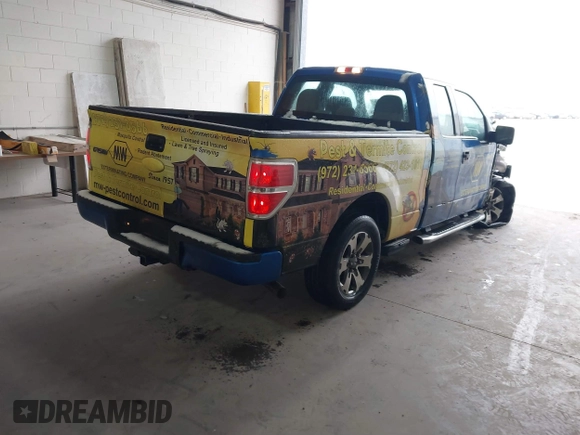 2013 Ford F-150 XL with VIN 1FTFX1CFXDFB89934, listed as a IAAI auction lot 41293885 with 147,871 mi miles. Bid and sale history available at carsss.com. Image 4.