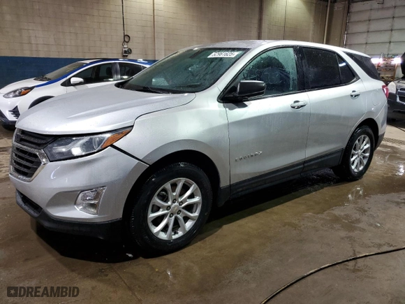 2018 Chevrolet Equinox LS with VIN 3GNAXHEV8JS566444, listed as a Copart auction lot 52961625 with 30,087 mi miles and Clean Title. Bid and sale history available at carsss.com. Image 1.