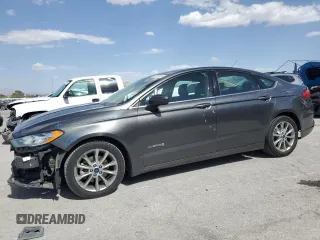 2017 Ford Fusion Hybrid SE with VIN 3FA6P0LUXHR387839, listed as a Copart auction lot 56597085 with 154,168 mi miles and Salvage title. Bid and sale history available at DreamBid. Image 1.