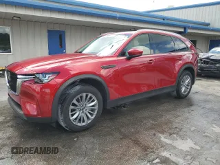 2024 Mazda CX-90 Preferred Plus z VIN JM3KKCHD2R1112115, wystawiony jako Copart lot #61283925 z przebiegiem 17 260 mil mil oraz Szkoda całkowita • Salvage title. Historia ofert i sprzedaży dostępna na DreamBid. Obrazek 1.