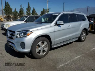 2017 Mercedes-Benz GLS 450 with VIN 4JGDF6EE8HA855120, listed as a Copart auction lot 61001475 with 98,703 mi miles and Salvage title. Bid and sale history available at DreamBid. Image 1.