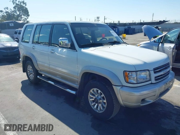 2002 Isuzu Trooper S z VIN JACDS58X227J04699, wystawiony jako IAAI lot #42017678 z przebiegiem 177 066 mil mil oraz . Historia ofert i sprzedaży dostępna na DreamBid. Obrazek 1.