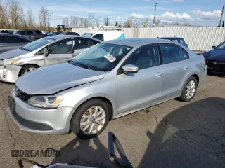2011 Volkswagen Jetta Sedan SE PZEV with VIN 3VWDZ7AJ2BM302345, listed as a Copart auction lot 47610025 with 128,634 mi miles and Clean Title. Bid and sale history available at carsss.com. Image 1.