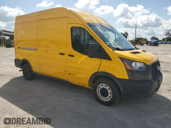 2023 Ford Transit Cargo with VIN 1FTBR1X81PKA74025, listed as a Copart auction lot 66054085 with 48,053 mi miles and Salvage title. Bid and sale history available at DreamBid. Image 4.