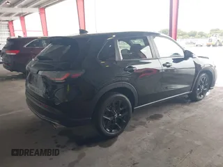 2023 Honda HR-V Sport with VIN 3CZRZ1H55PM736372, listed as a IAAI auction lot 41653693 with 24,553 mi miles. Bid and sale history available at carsss.com. Image 4.