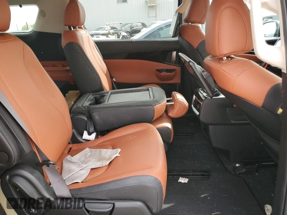 2022 Kia Carnival SX with VIN KNDNE5H33N6176726, listed as a Copart auction lot 80013124 with 14,936 mi miles and Salvage Title. Bid and sale history available at carsss.com. Image 10.