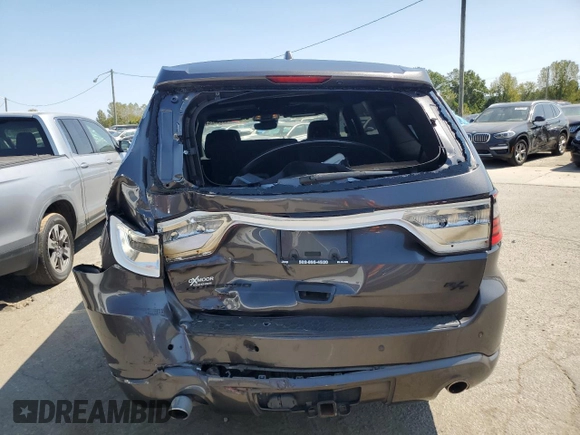2017 Dodge Durango R/T with VIN 1C4SDHCT3HC637847, listed as a Copart auction lot 69064244 with 115,205 mi miles and Salvage title. Bid and sale history available at DreamBid. Image 6.