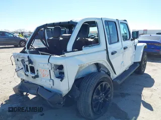 2021 Jeep Wrangler Unlimited Sahara with VIN 1C4JJXP62MW724232, listed as a IAAI auction lot 41716545 with 24,631 mi miles and . Bid and sale history available at DreamBid. Image 4.
