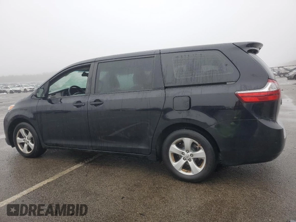 2017 Toyota Sienna L with VIN 5TDZZ3DC7HS900115, listed as a Copart auction lot 44694995 with 80,798 mi miles and Salvage Title. Bid and sale history available at DreamBid. Image 2.