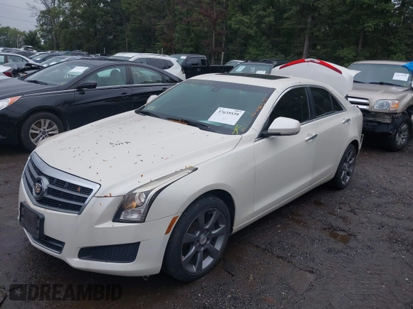2014 Cadillac ATS Luxury AWD z VIN 1G6AH5RX1E0147092, wystawiony jako IAAI lot #40321476 z przebiegiem 115 224 mil mil oraz . Historia ofert i sprzedaży dostępna na DreamBid. Obrazek 2.