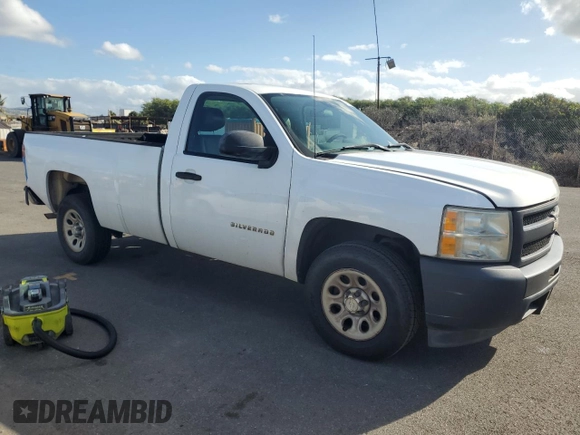 2010 Chevrolet Silverado 1500 Work Truck with VIN 1GCPCPEX2AZ171799, listed as a Copart auction lot 46720655 with 159,542 mi miles and Salvage Title. Bid and sale history available at DreamBid. Image 4.
