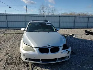 2005 BMW 5 Series 530i with VIN WBANA73585B816112, listed as a Copart auction lot 86189394 with 221,964 mi miles and Salvage title. Bid and sale history available at DreamBid. Image 10.